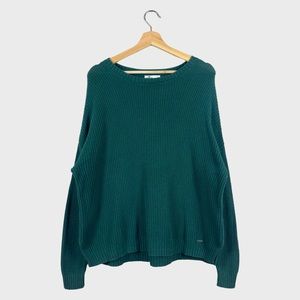Hollister Green Crewneck Sweatshirt